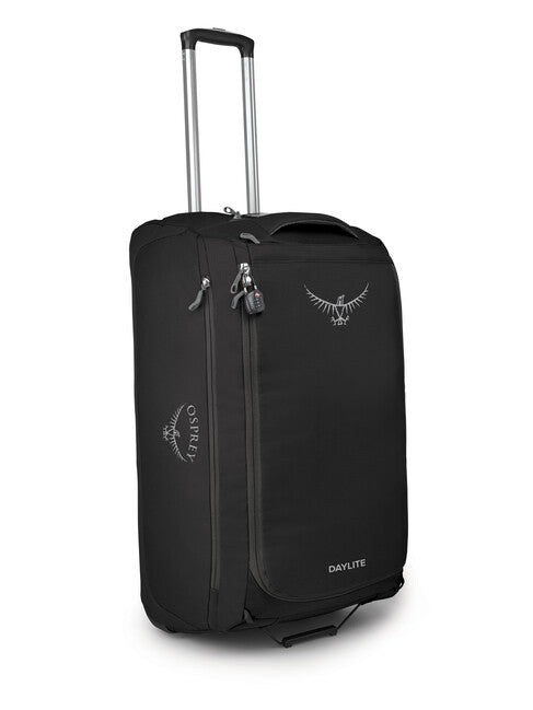 Osprey Daylite Whld Duffel borsa da viaggio con ruote 85, nera