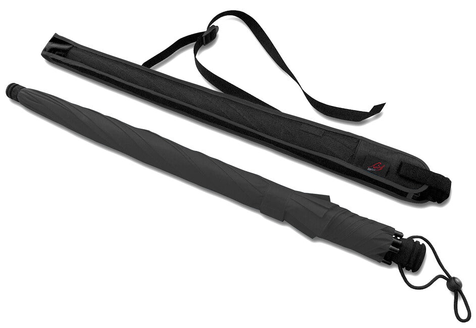 EuroSchirm Swing Liteflex ombrello robusto e indistruttibile, nero