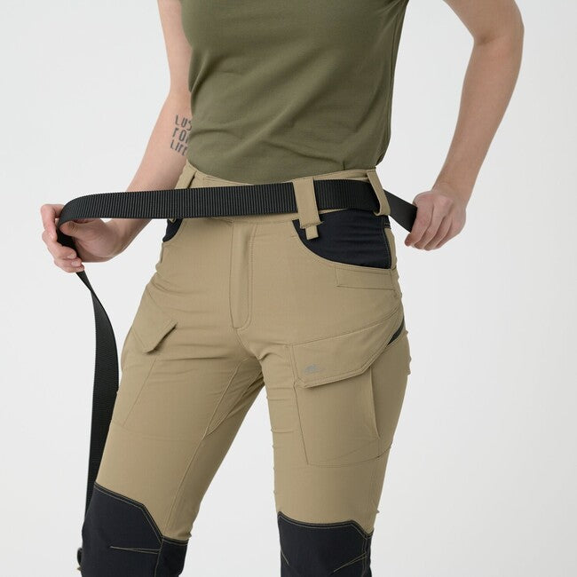 Helikon-Tex VersaStretch pantaloni tattici outdoor da donna, verdi taiga