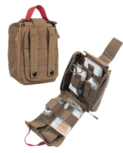 Mil-Tec Kit di pronto soccorso IFAK completo Laser Cut, Coyote scuro