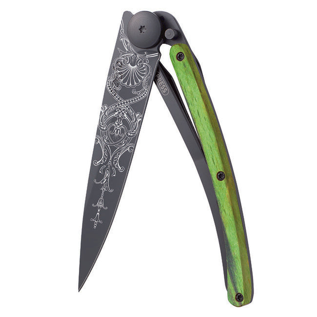 Deejo Black tattoo verde faggio Versailles, beech