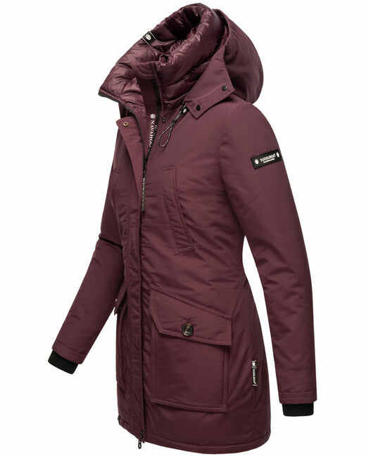 Navahoo Blizzardstorm giacca invernale da donna, vino