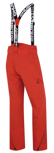 Husky Galti pantaloni da sci da uomo, rossi