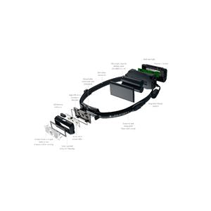 Ledlenser NEO9R lampada frontale a LED, nero-bianco