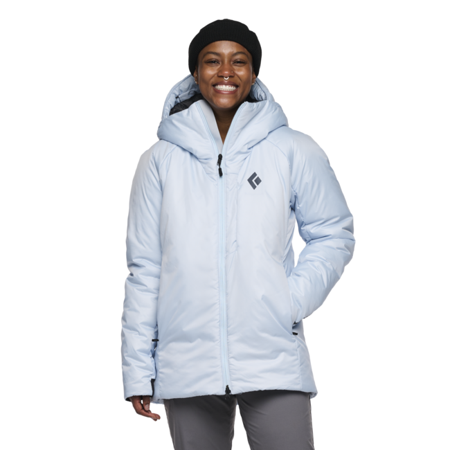 Black Diamond Belay parka da donna, belay blu