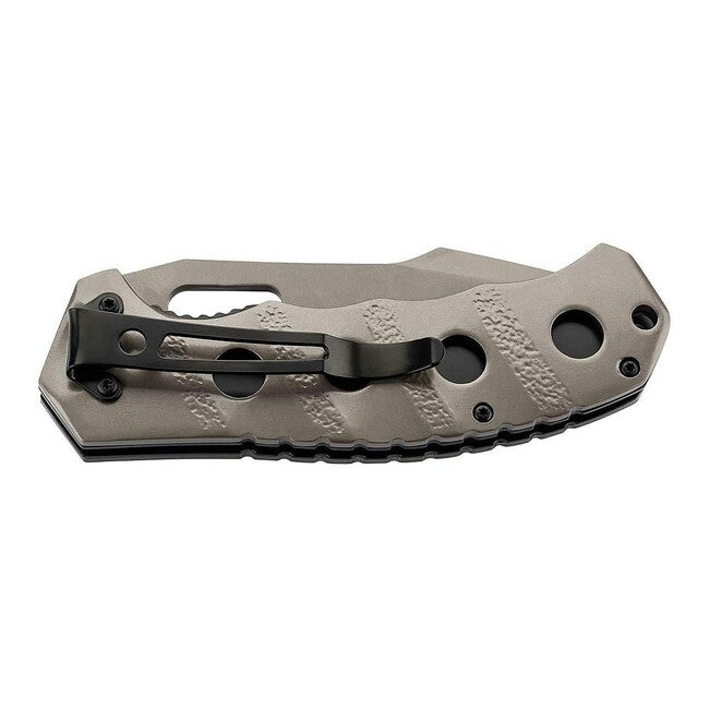 Herbertz Einhandmesser Stahl coltello da tasca a una mano 9 cm, acciaio, titanio