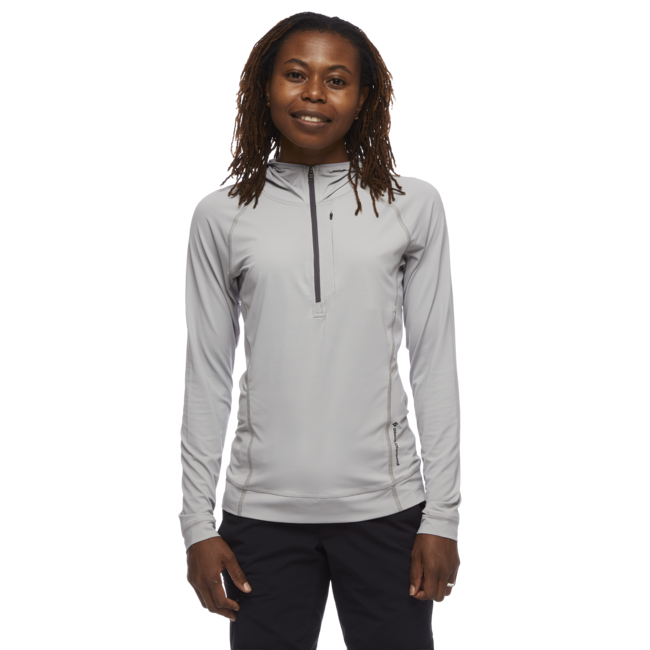 Black Diamond Alpenglow Pro felpa da donna, peltro