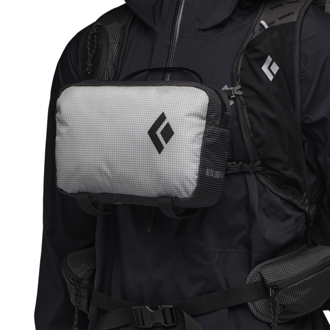 Black Diamond Betalight Sattelite borsa, nero-leghe