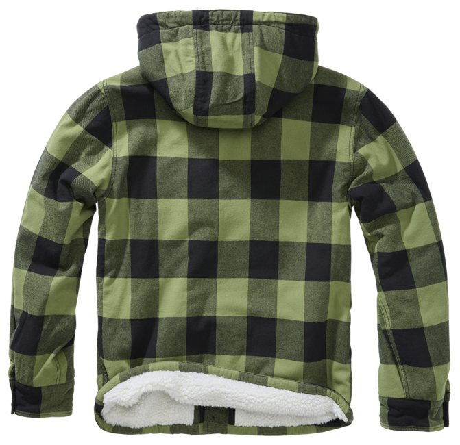 Brandit Lumber giacca con cappuccio, nero/oliva