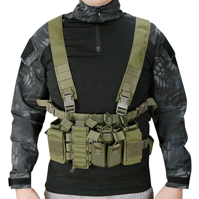 DRAGOWA Tactical D3 chest rig, oliva