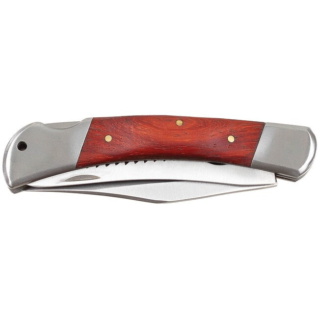 Fox Outdoor Jack Hunter coltello manico in metallo con inserto in legno
