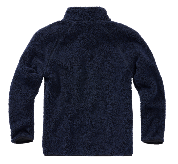 Brandit Teddyfleece Troyer giacca in pile, blu navy
