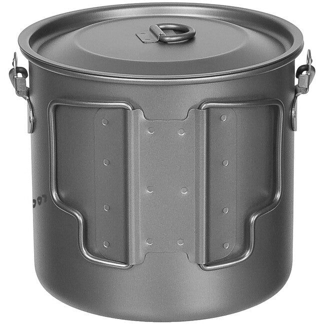 Fox Outdoor Pentola con coperchio, circa 1,1 L, titanio