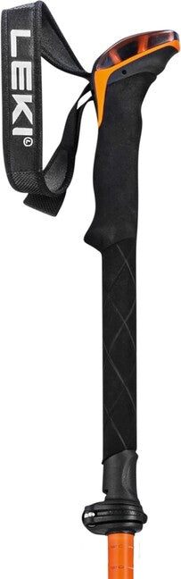 Leki Sherpa FX Carbon Strong bastoncini da trekking 120 - 140 cm, arancio-blu denim