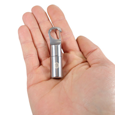 Origin Outdoors Storm mini accendino, acciaio inox