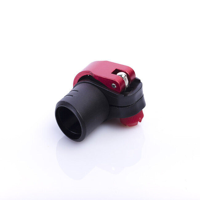 Warp ND meccanica flip-lock FL-17 plastica nera/leva ALU rossa/dado rosso, per diametro 18 mm