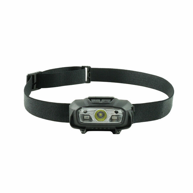 Technik LED XTE lampada frontale con rivestimento in gomma, usb-c luce rossa stroboscopica
