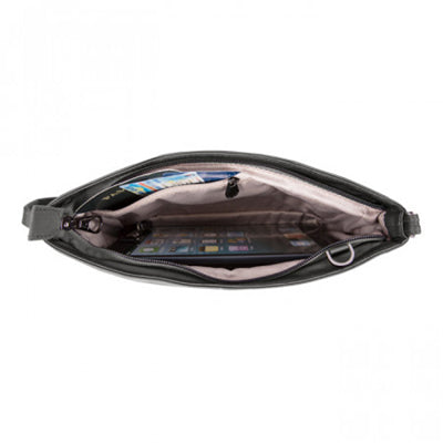 Travelon Parkview small borsa a tracolla antifurto, marrone