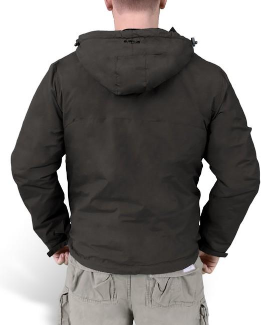 Surplus Windbreaker giacca, nera