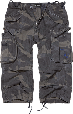Brandit Vintage Industry pantaloncini 3/4, Darkcamo