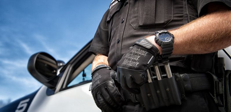 Mechanix Recon guanti in pelle, neri