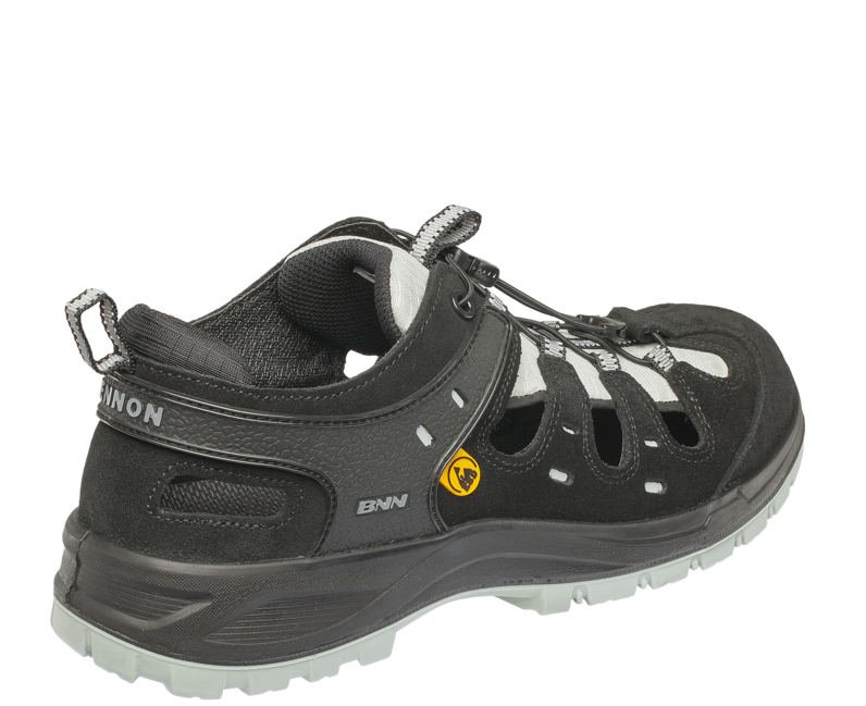 BENNON Bombis Lite sandali da lavoro S1P ESD NM, grigio