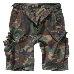Brandit BDU pantaloncini Ripstop, Woodland