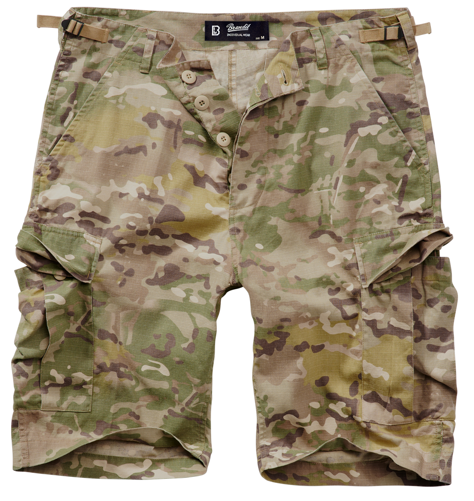 Brandit BDU kraťasy Ripstop, Multicam