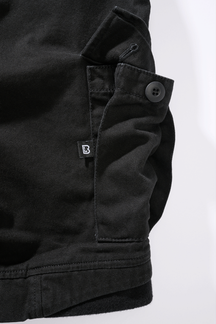Brandit Packham pantaloncini vintage, nero