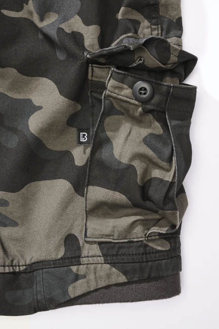Brandit Packham pantaloncini vintage, darkcamo