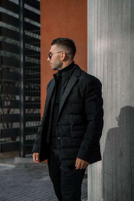 Pentagon Alpha giacca uomo stile blazer, nera