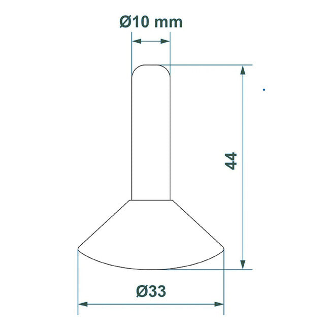 BasicNature Cappuccio protettivo antipioggia per palo 10 pz.