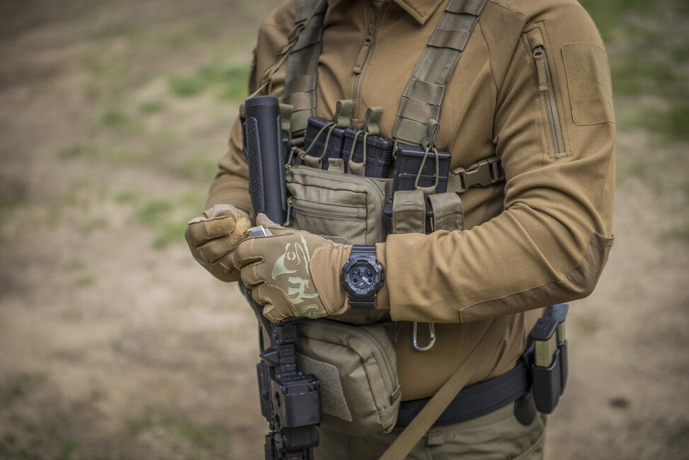 Helikon-Tex Range Tactical guanti, coyote / verdi adattivo