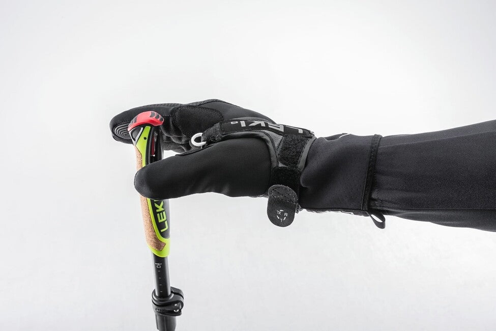 Leki Xta 6.5 Vario bastoncini da sci, nero-bianco-neon-giallo, 145 - 165 cm