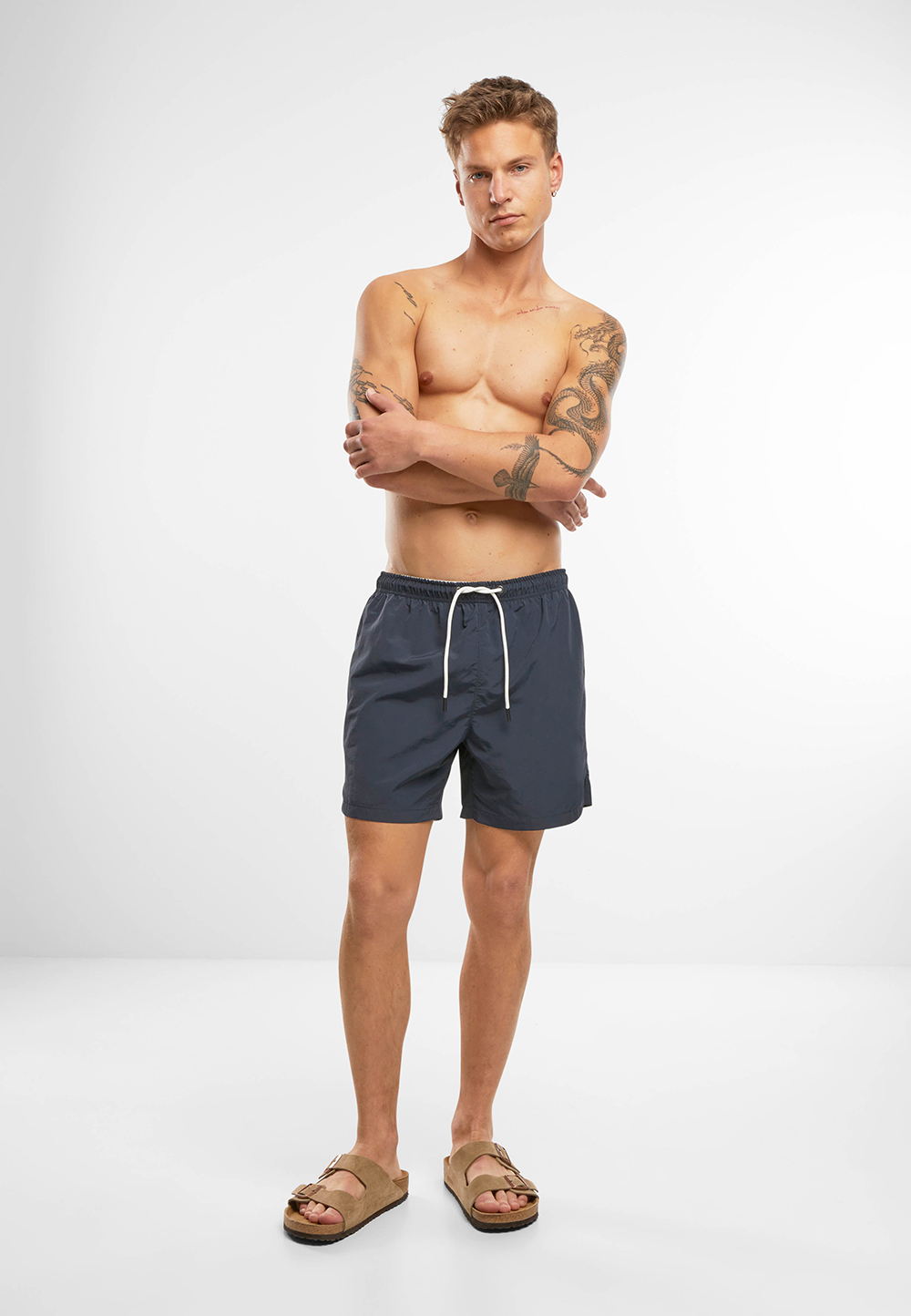 Brandit Swimshort Basic pánske plavky, navy