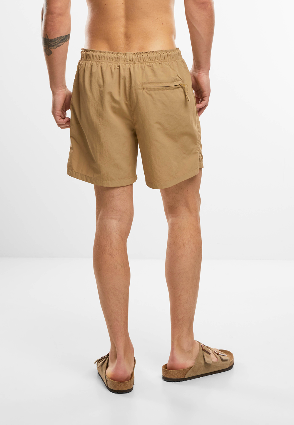 Brandit Swimshort Basic pánske plavky, camel