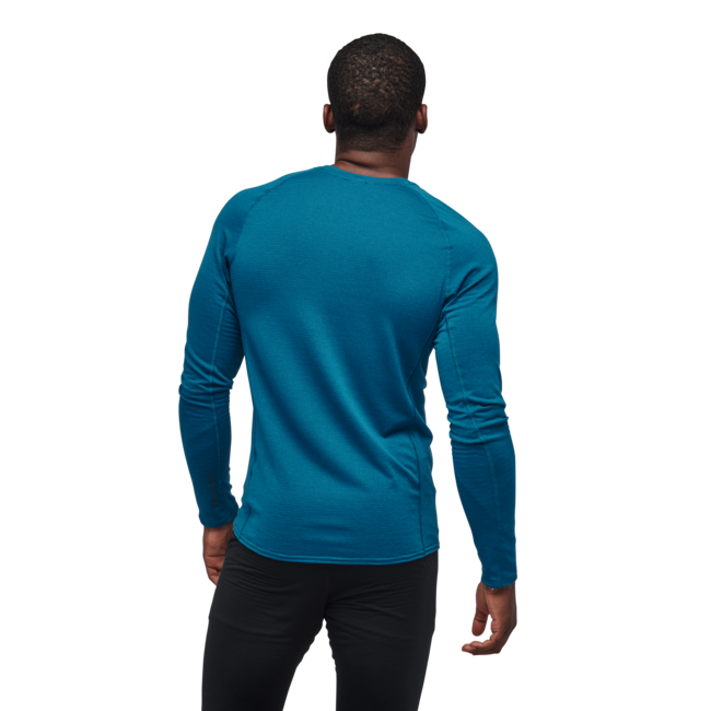 Black Diamond Coefficient Lt Crew maglietta a maniche lunghe, kingfisher