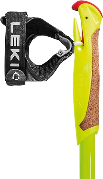 Leki PRC bastoncini da sci, giallo neon-nero-antracite chiaro