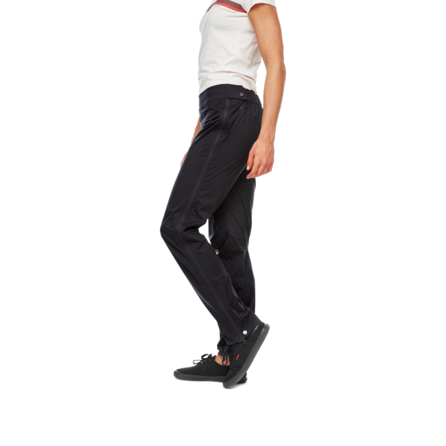 Black Diamond Stormline Stretch Full Zip Rain Pants, nero