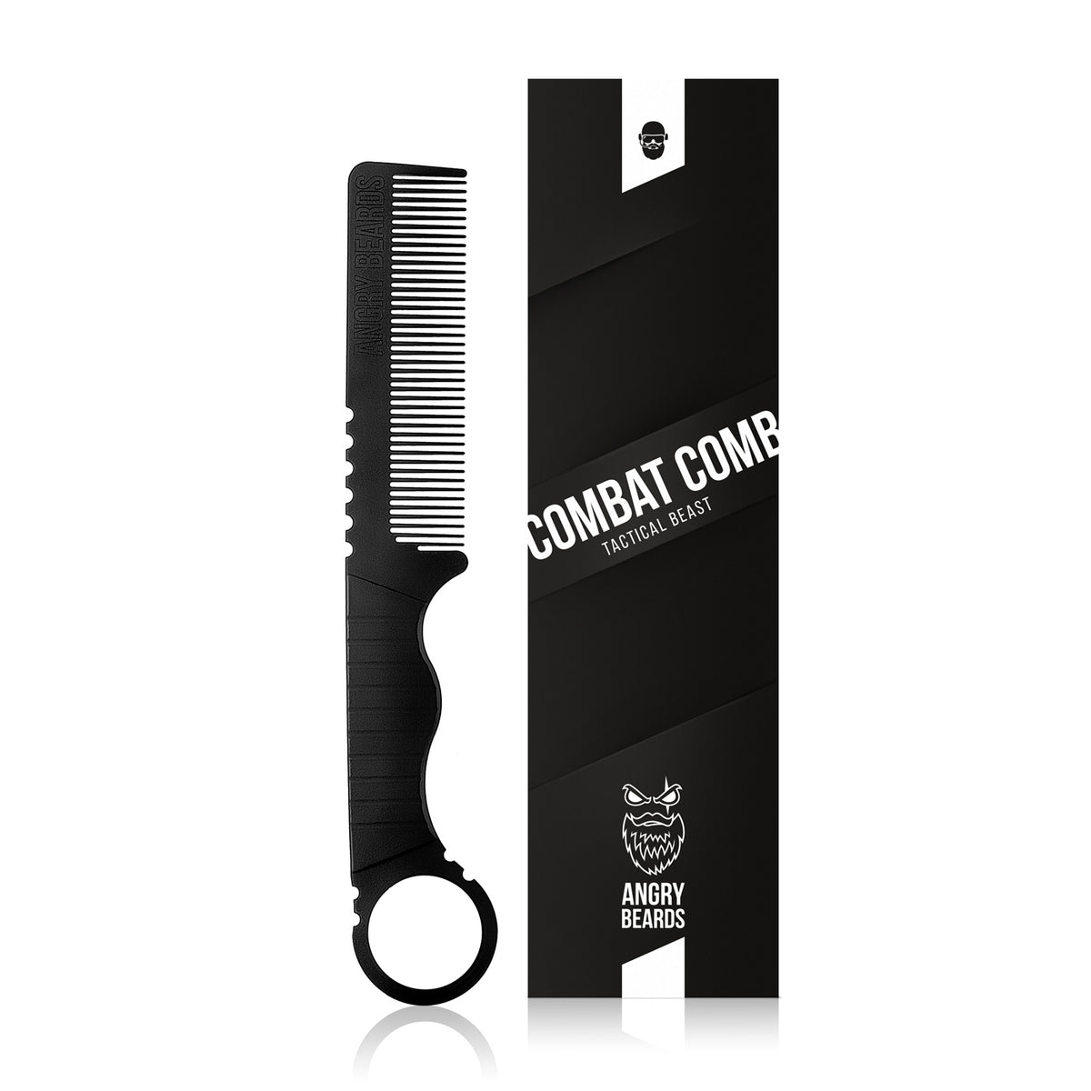 ANGRY BEARDS Combat Comb hrebeň na bradu a fúzy