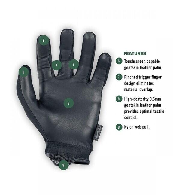 Mechanix Breacher guanti tattici nomex®, neri