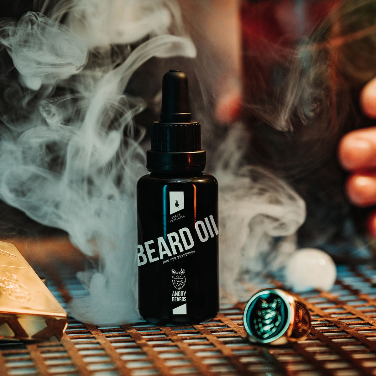 ANGRY BEARDS Urban Twofinger olej na bradu a fúzy, 30 ml