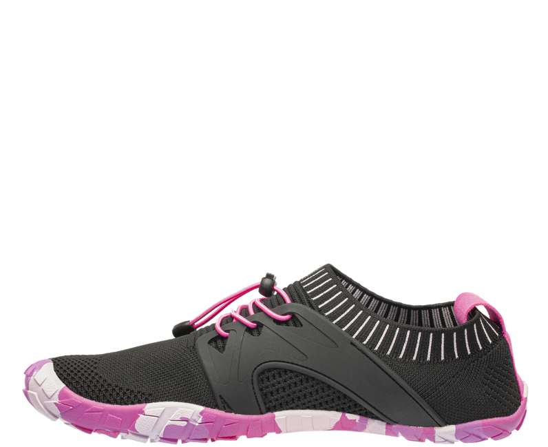 BENNON Bosky scarpe a piedi nudi, nero/rosa