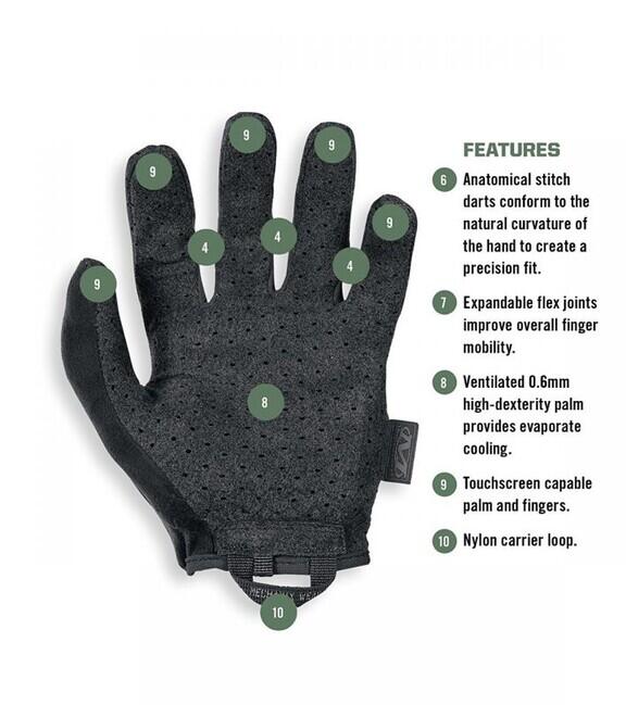 Mechanix Vent Specialty guanti tattici, neri