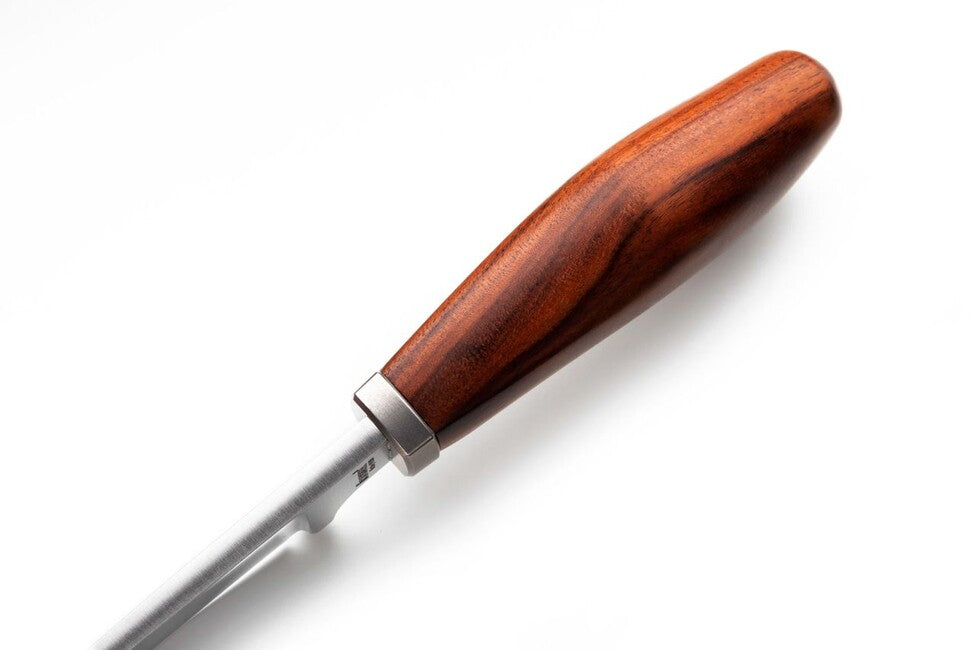 Lionsteel Willy WL1 ST coltello a lama fissa con manico in legno santos