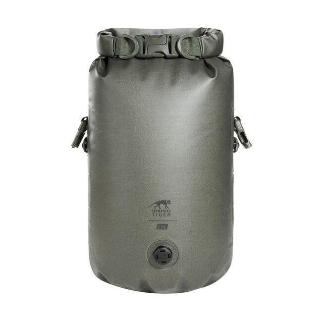 Tasmanian Tiger Borsa impermeabile Stuffbag 15 WPV, stone grey olive