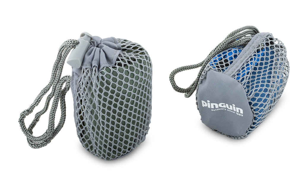 Pinguin Micro asciugamano Logo 40 x 80 cm, blu