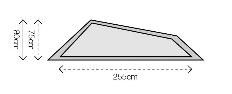 Highlander Blackthorn tenda 1 persona nero 1XL