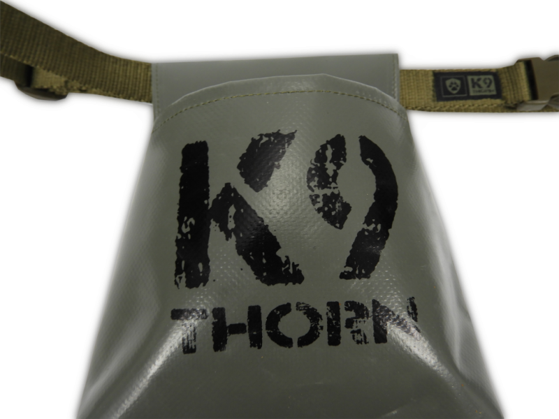 K9 Thorn marsupio aperto per crocchette con cintura, oliva