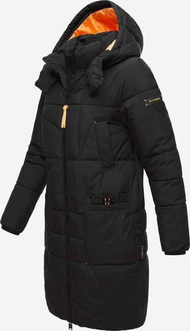 Navahoo Bliblablubb giacca invernale da donna con cappuccio, nera